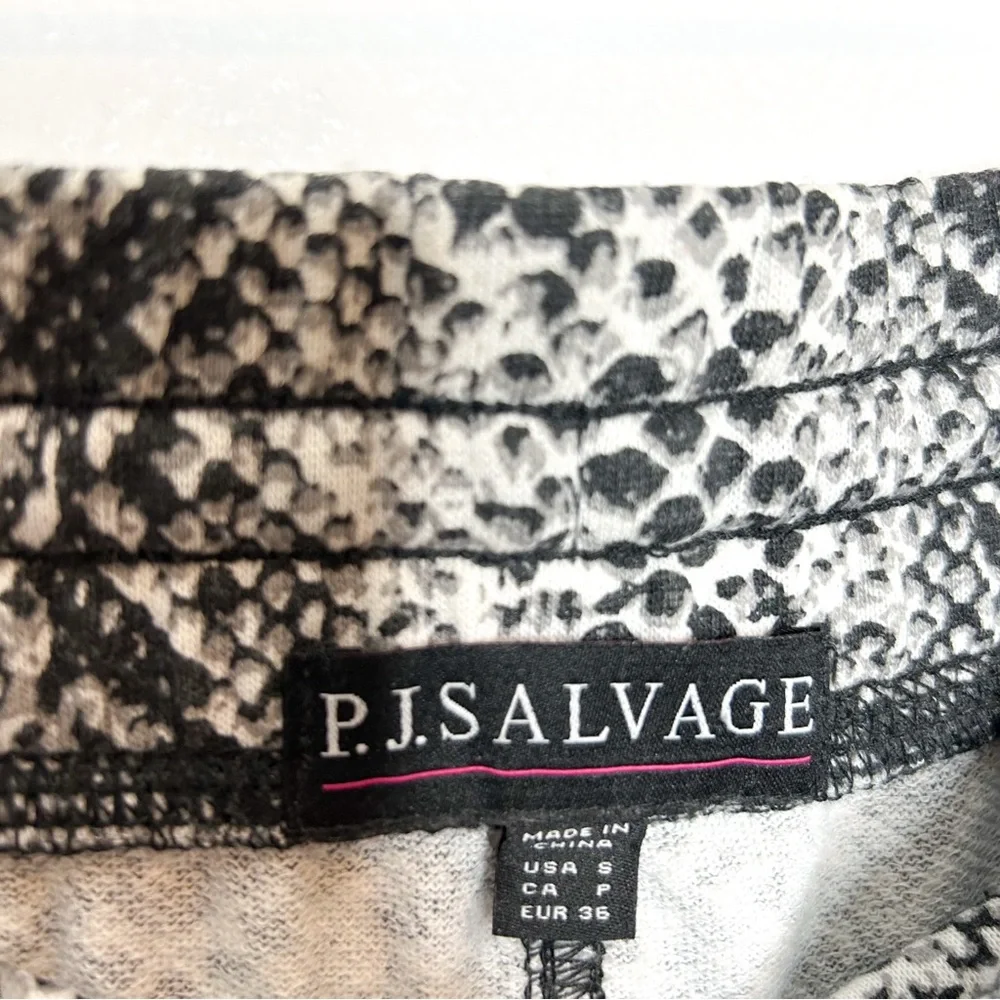 PJ Salvage Animal Snake Print‎ Casual Pajama Pants Slim Leg Lounge Pants Small S